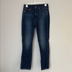 GAP Vintage Slim Sky High Straight Leg Jeans - Classic Blue